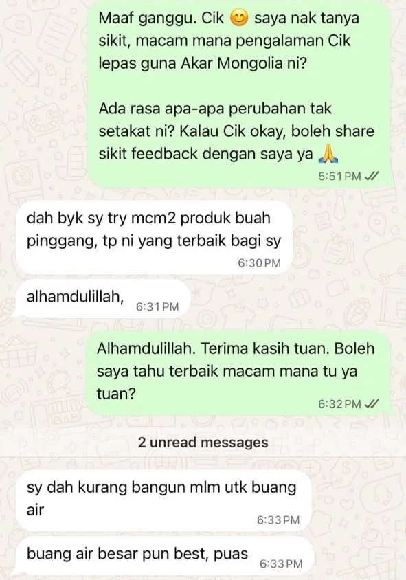 Feedback pengguna