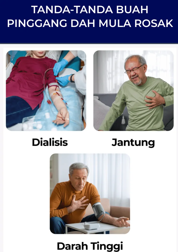 Tanda masalah buah pinggang